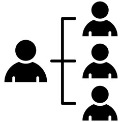 Organization Structure  Icon