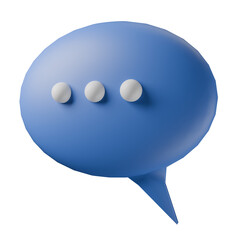 3d speech bubble