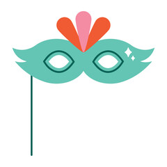 Mysterious mask for a big party