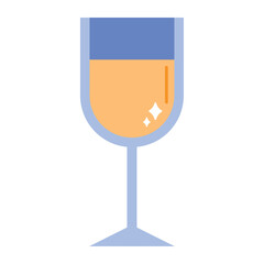 Wine glass for toasting with family