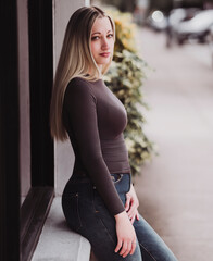 portrait of a young woman