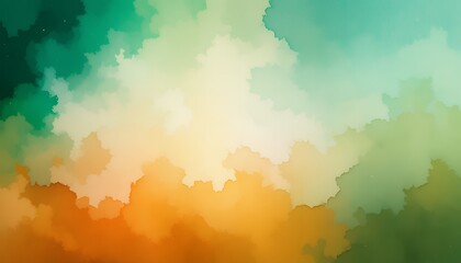 Abstract soft gradient of warm and cool colors blending into a serene artistic background
