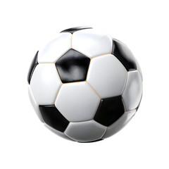 Soccer ball isolated on transparent background
