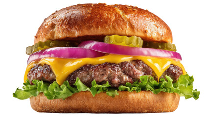 Close-up of a classic cheeseburger (1)