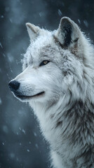 Obraz premium wolf in the snow