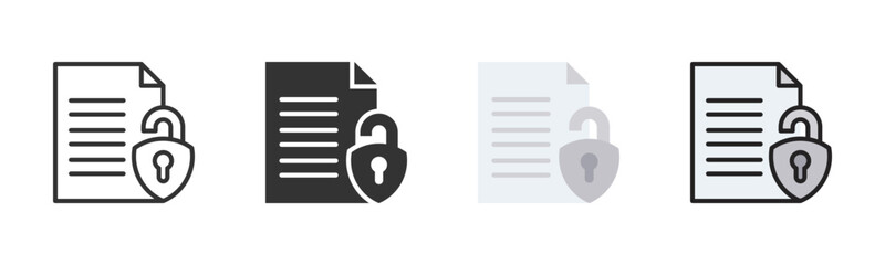 Decryption Icon Pack In Multiple Styles