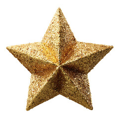 golden christmas star