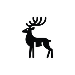 Stag silhouette icon symbol