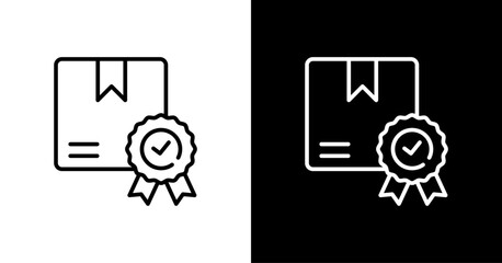 Good Product  White Icon Set Design