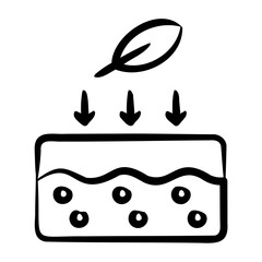 Skin Nourishment Icon - Handdrawn