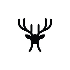Deer head simple silhouette