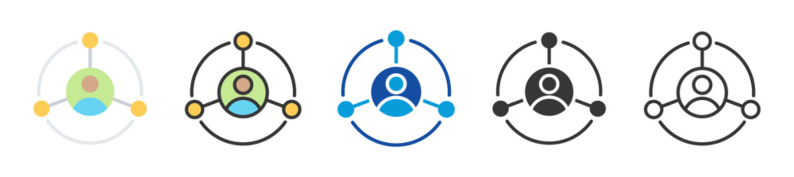 symptoms assessment icon set multi style various collection