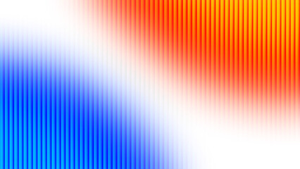 Glowing blue and orange gradient abstract frame blurred with fractal glass texture