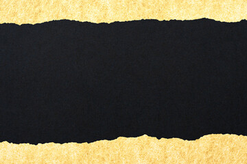 黒い紙と金色の紙