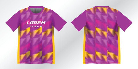 abstract purple and pink background pattern for sport jersey design mockup