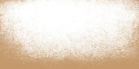 Textured grunge background with gold beer bubbles, water drops, and brown foam pattern on old glass