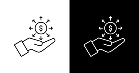 Business Opportunity  White Icon Set Design