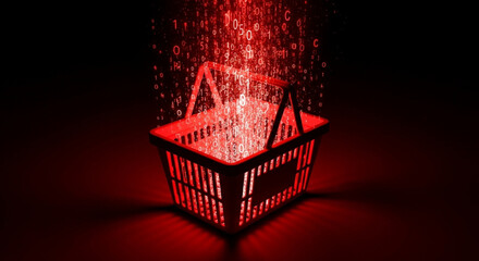 E-commerce and online shopping cart data being digitally compromised by cyber threats and data breaches