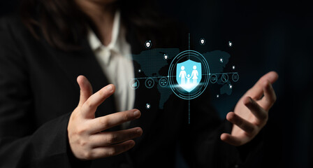 Global family protection and life insurance plan. A solution providing financial security and legal...