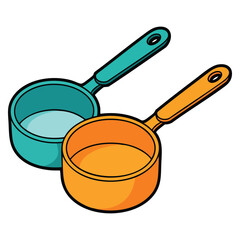 Utensil illustration on white background isolated vector suitable for culinary tool design cooking recipe kitchen or food themed creative artwork