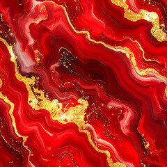 赤 金 キラキラ ラメ マーブル 背景素材