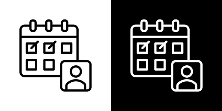 Leave Icon Set. Clean Line Design With Light And Dark Versions For Versatile Use. 