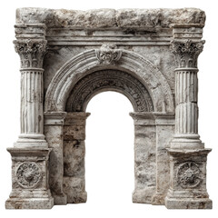 Roman arch with columns