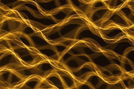 Abstract Transparent Shiny Glowing Gold Wave. Golden Wavy Lines. Luxury background. High-resolution stock-ready background. Clean background for calendar usage.
