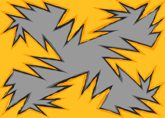 Abstract background with some sharp and rough pattern and with some copy space area