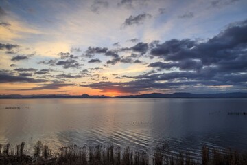 Biwako Twilight: Sunrise over Japan's Largest Lake
