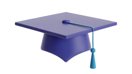 Celebrate academic success with this stylish graduation cap illustration design