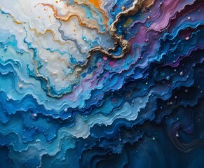 abstract colorful background with paint