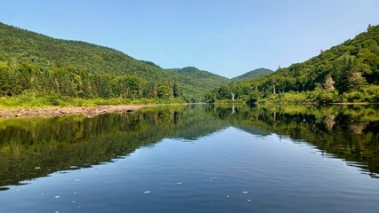 Jacques Cartier lake in Quebec