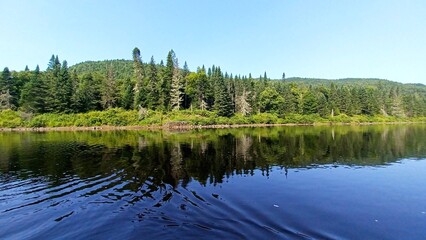 Jacques Cartier lake in Quebec