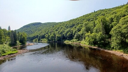 Obraz premium Jacques Cartier lake in Quebec