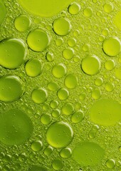 Premium Green Hydrogen Energy Transformation Inspiring Macro Bubbles for Marketing, Science and Sustainability Content