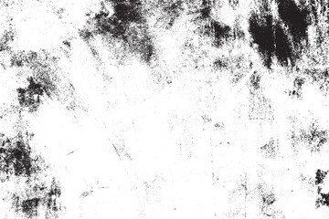 Black White Grunge Texture Vector Overlay Distressed Abstract Background