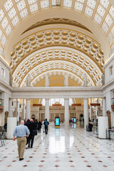 Walking through Union Station