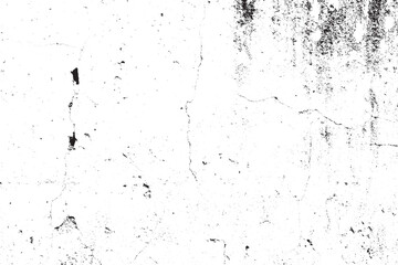 Distressed Monochrome Grunge Texture with Cracks and Scratches