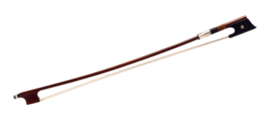 violin bow isolated on white background.