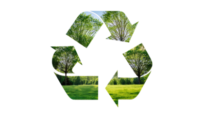 Colorful Silicone Rainbow Stacking Toy Isolated on White Background