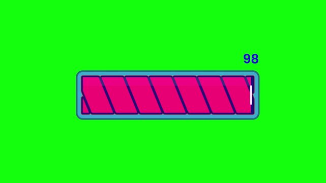 Green screen Loading bar downloading bar loading screen, Loading Circle, video. Download progress,
Digital loading symbol motion graphics with green screen background, Animation of a progress bar.