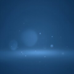 Fototapeta premium Soft Blue Abstract Background with Light Bokeh and Gentle Glow