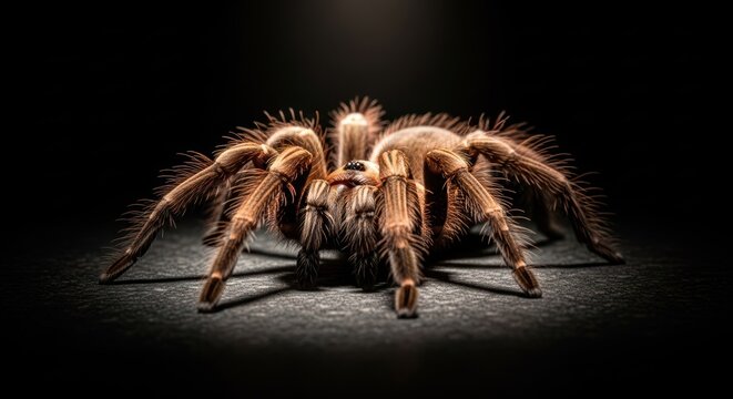 Close-up of a large, hairy spider (2)