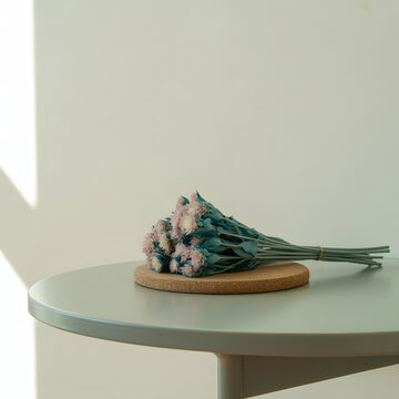 Delicate Flowers Resting in Morning Light