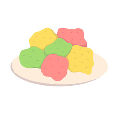 Geplak Indonesia traditional dessert