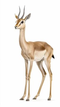 Elegant Gerenuk Standing on Hind Legs