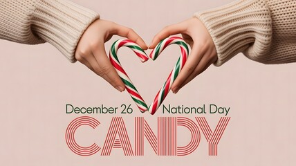 Celebrate love and sweetness this December 26 on National Candy Day with colorful treats, candy cane hearts, dessert ideas, and creative candy recipes for everyone.
