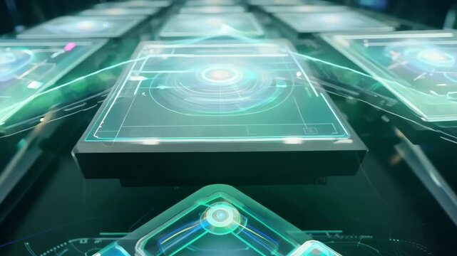 Glowing Quantum Circuits and Stabilized Qubits in Futuristic Lab
