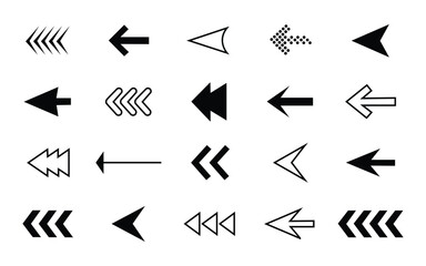 Arrows icon vector. direction and flow  symbol. vector illustration.